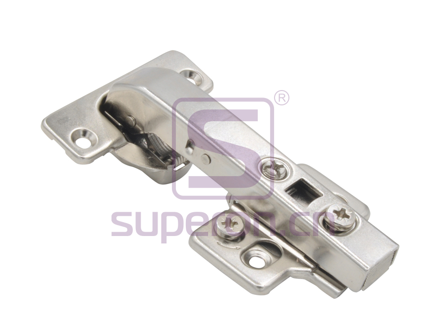 90° hinge, 3D, clip-on