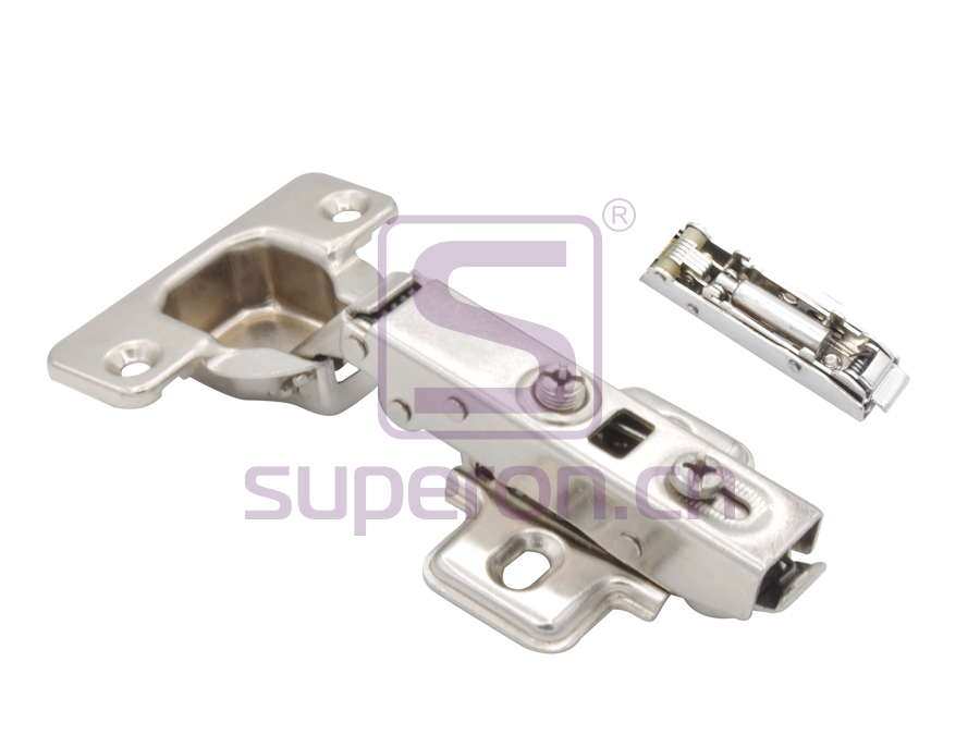Soft closing hinge (steel clip, lo)