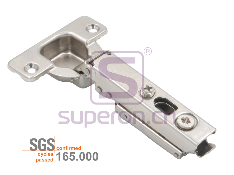 Петля с доводчиком, сталь клипса, 3D