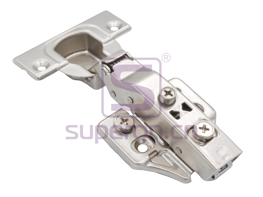 Soft-closing hinge, zinc clip, 3D