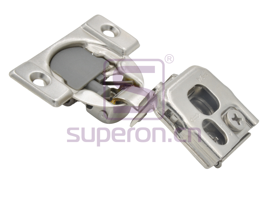 Short soft-closing hinge, 3D