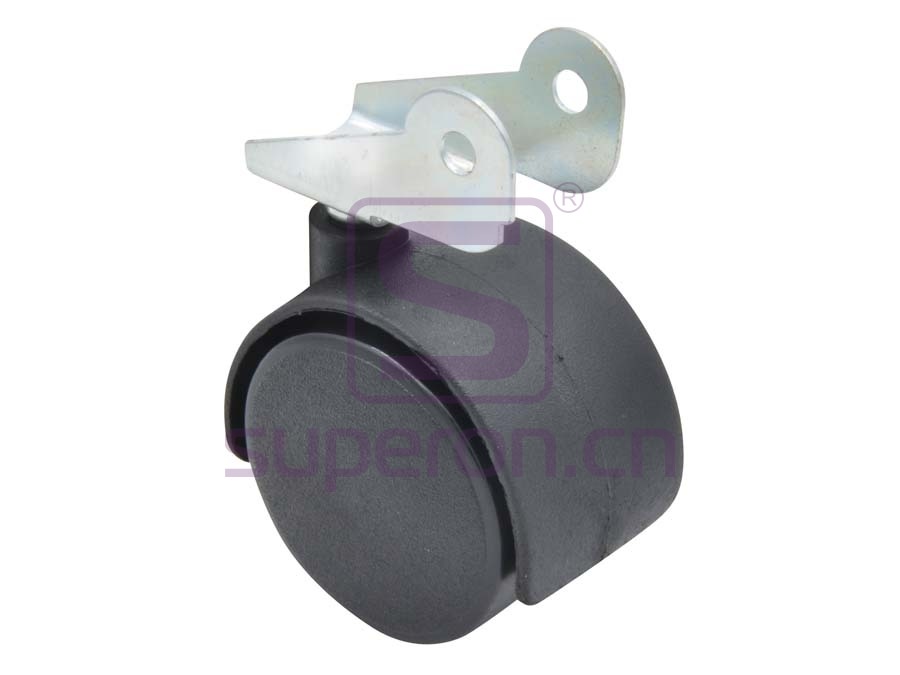 Castor, w/ U-canal, without brake