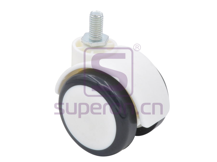 Castor PU, w/ thread, without brake