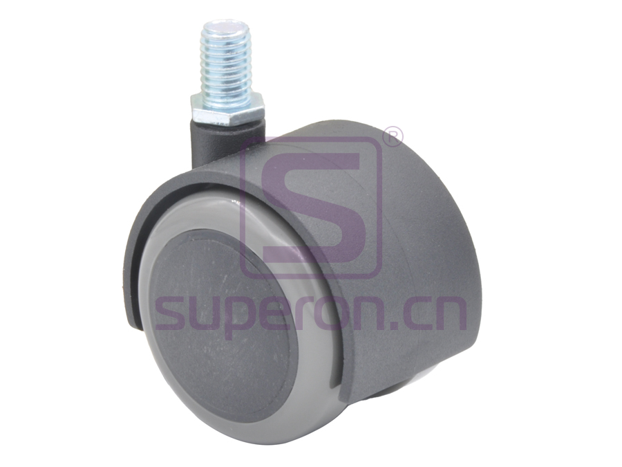 Castor PU, w/ thread, without brake