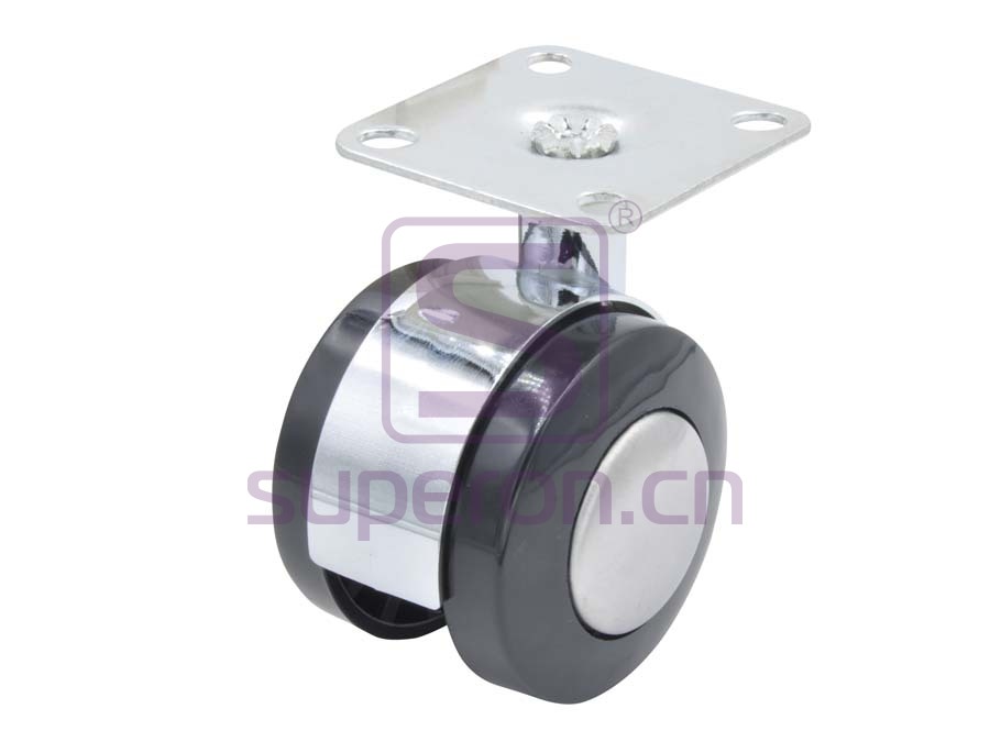 Castor, w/ plate, without brake