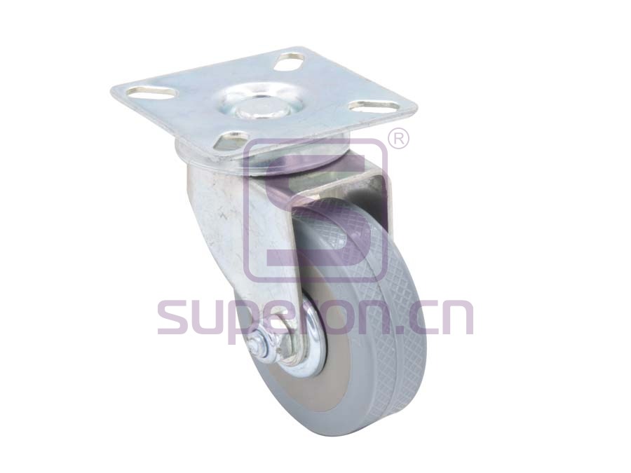 Castor, w/ plate, without brake