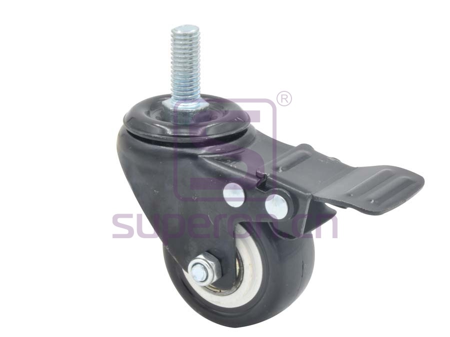 Колесная опора, с резьбой +тормоз