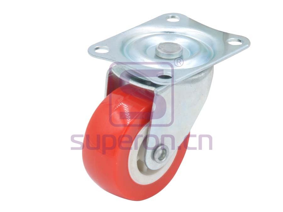 Опора колесная, с фланцем