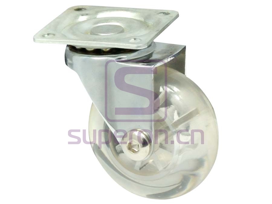 Castor, w/ plate, without brake