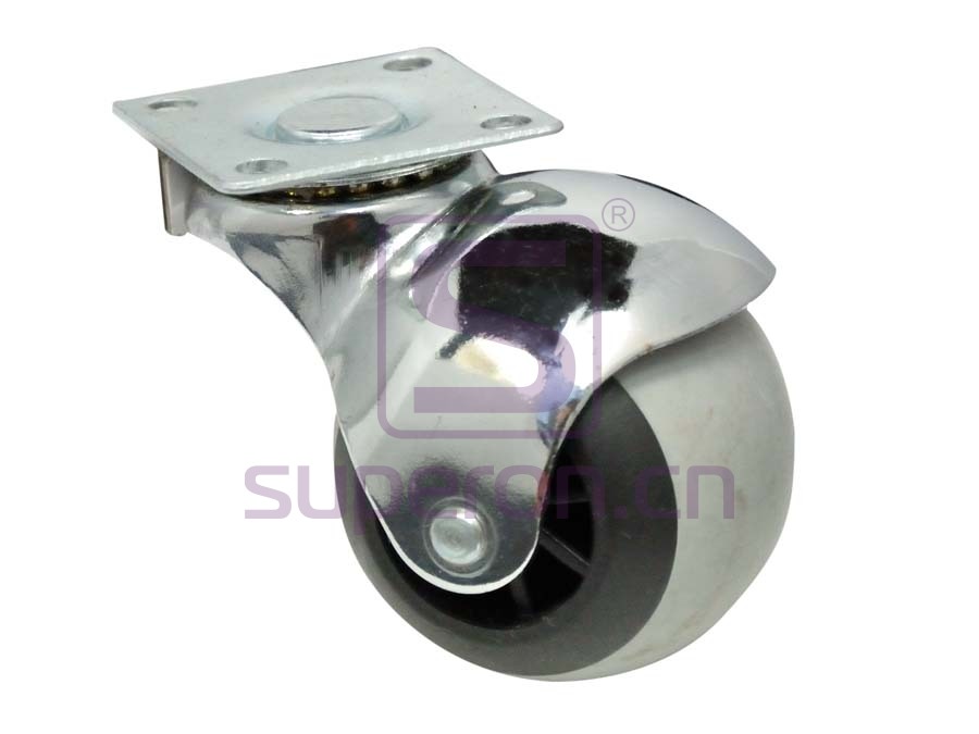 Castor, w/ plate, without brake