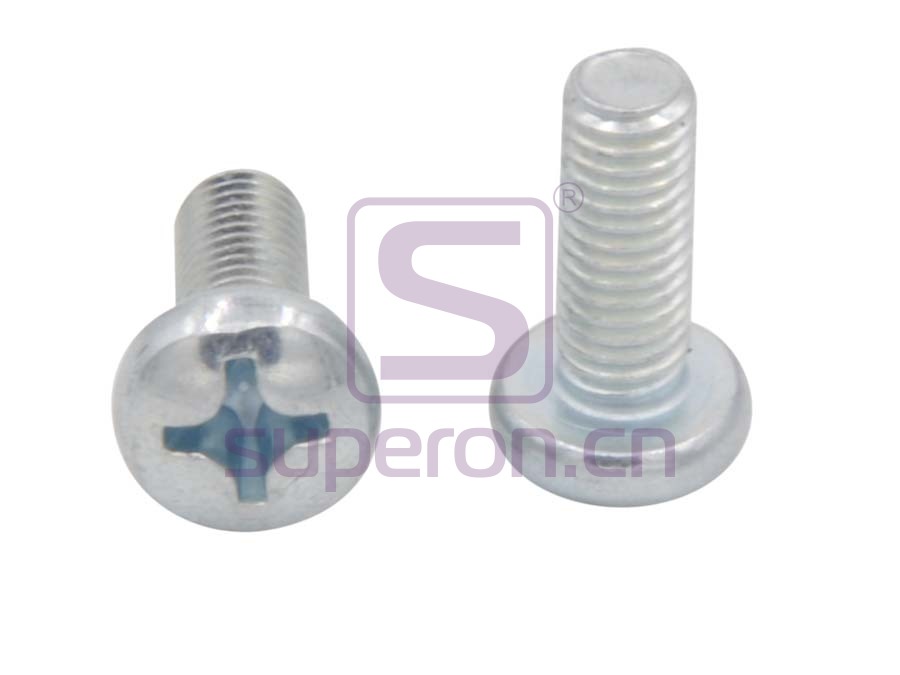 Bolt with round flat head ~DIN7985