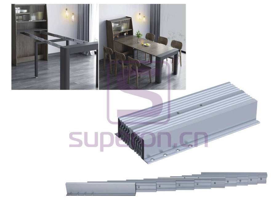 Extending table runners for no frame table