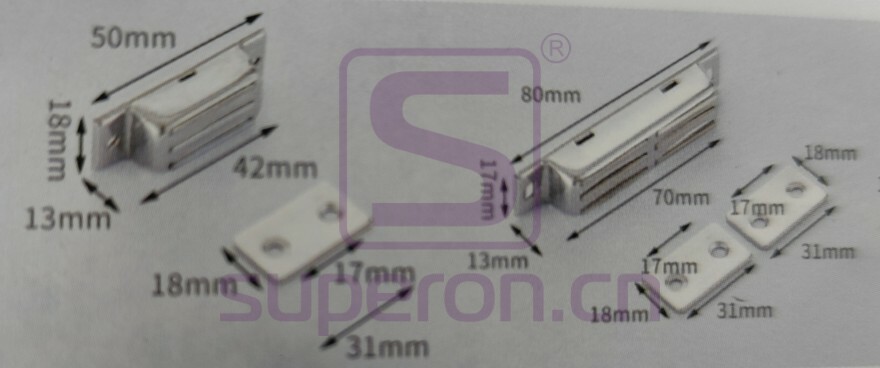 Cierre Magnéticos (acero inoxidable)