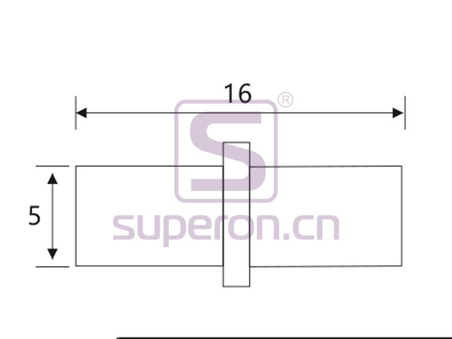 08-001-q | Shelf support, 5×16
