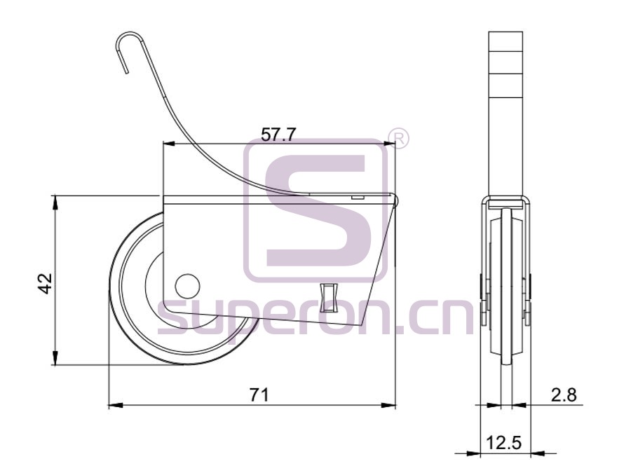 09-106-608A-q | Roller system (L shaped)