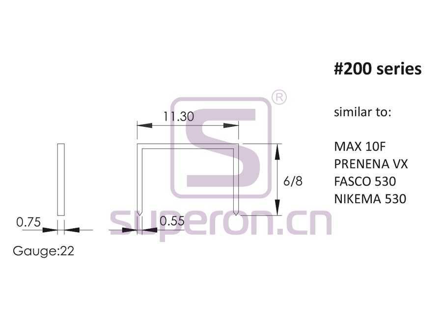 10-920-q | 200 series staples