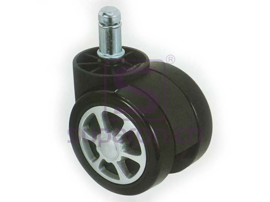 Castor PU, w/ pin, without brake